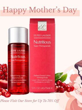 Estee Lauder Nutritious Super-pomegranate Radiant Energy Lotion 0.5 Oz / 15 Ml